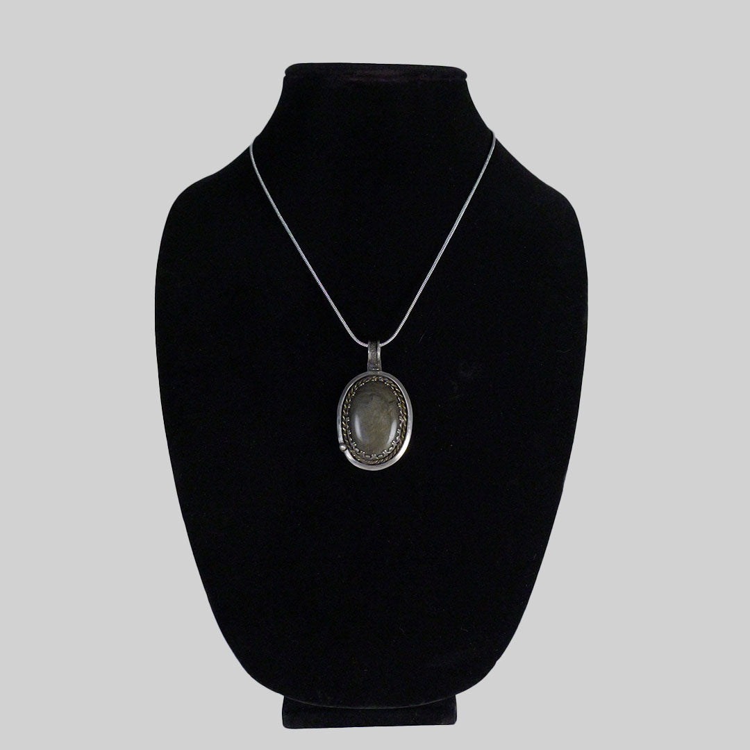 Gold Sheen Obsidian pendant